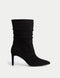Suede Stiletto Heel Boots